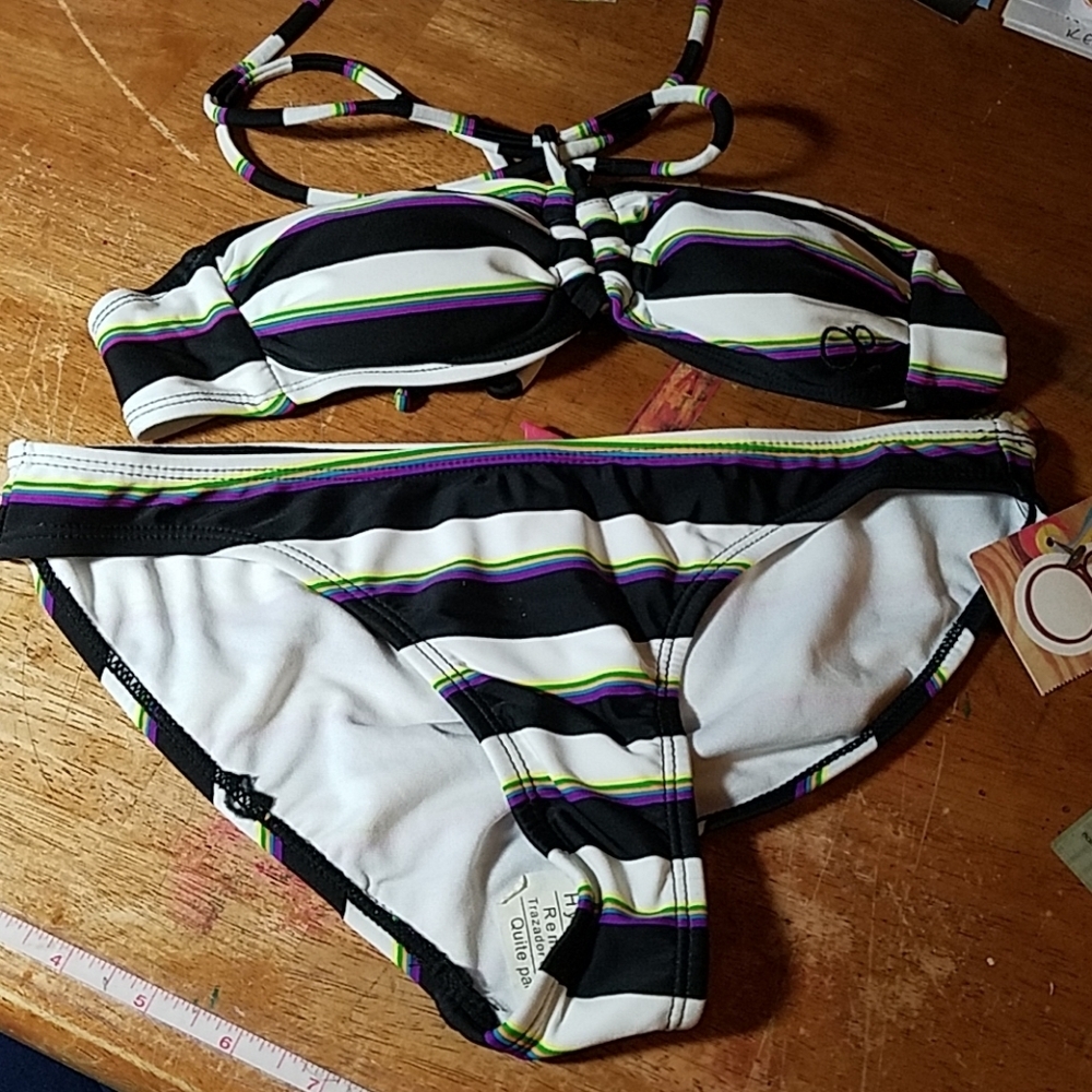 OP Ocean Pacific Bottom & Bandeau Strap Set